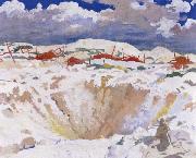 Sir William Orpen The Big Crater oil painting